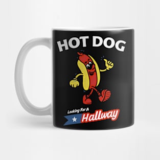 Hot Dog Looking For A Hallway Mug